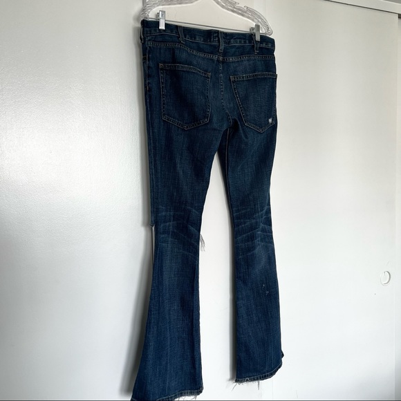 CURRENT ELLIOT | distressed destroy boot cut jeans - Picture 4 of 6